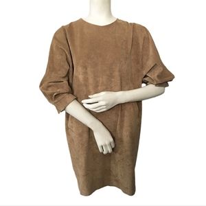 Soft Tan Boho Dress by designer Carine Roitfeld